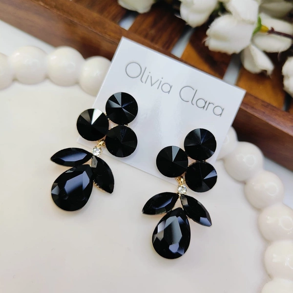 Imported Korean Earring 1 - Black