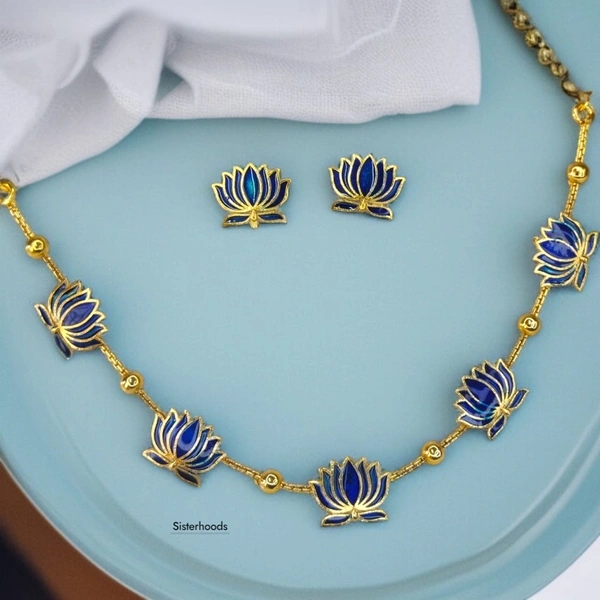 Trending Lotus Mala 1 - Blue