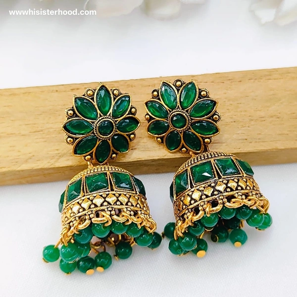 Stone Jhumka 5