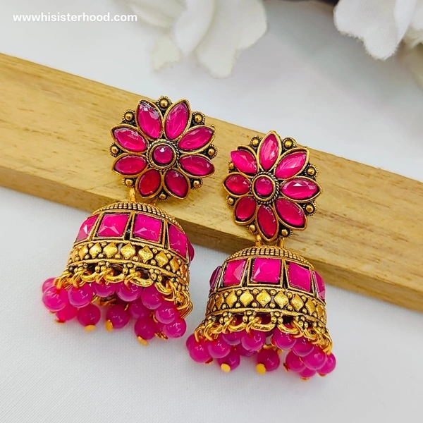 Stone Jhumka 16