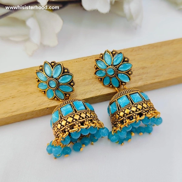 Stone Jhumka 4