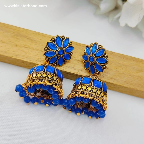 Stone Jhumka 3