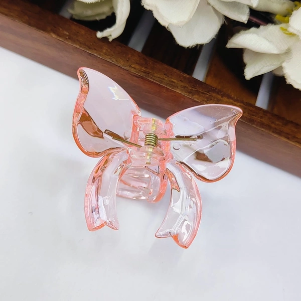 Transparent Bow Hair Claw 4