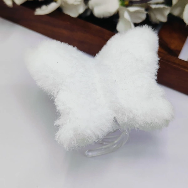 Butterfly Fur Clip 3