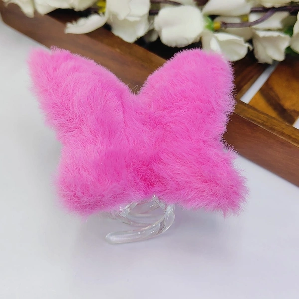 Butterfly Fur Clip 7