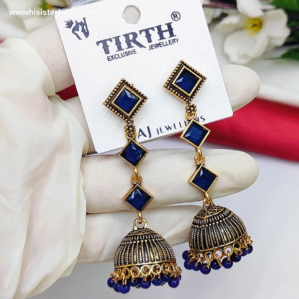 Jhumka 5 - Blue