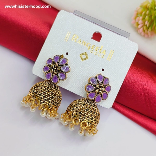 Jhumka 3 - Blue Chalk