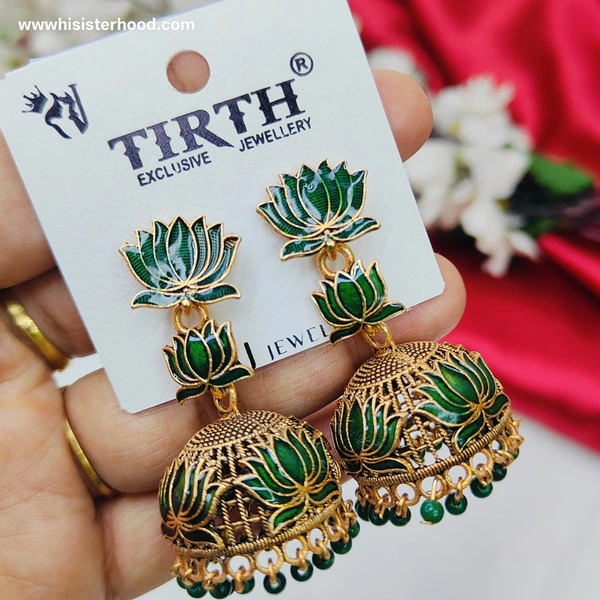 Lotus Jhumka1