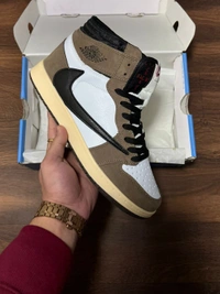 Jordan One Travis Scott - Brown, 40-41-42-43-44