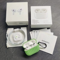 Ear pods pro with premium Silicone Cover  - White Earpod and random cases,  extra buds available in box