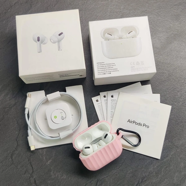 Ear pods pro with premium Silicone Cover  - White Earpod and random cases,  extra buds available in box
