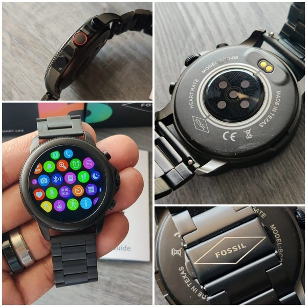 Fossil, Gen 6 - Black and white, Adjustable 