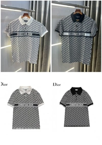 Christian Dior White Monogram Print Imported Polo T-Shirt