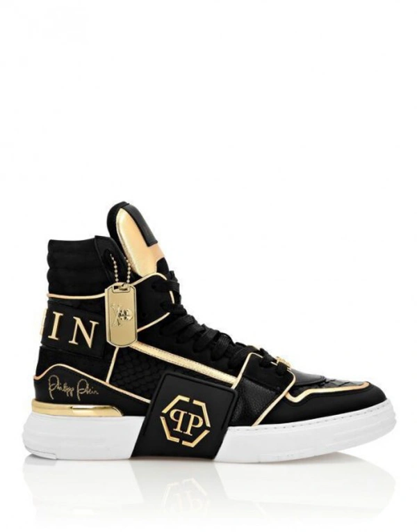 Philipp Plein PHANTOM PYTHON HEXAGON high top sneaker - 41-42-43-44-45