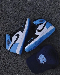 nike air jordan retro 1 unc toe - 41-42-43-44-45