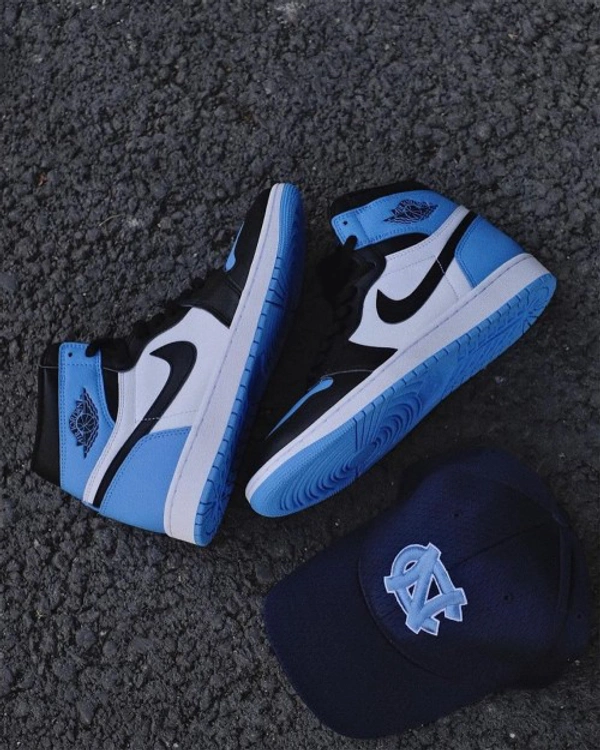 nike air jordan retro 1 unc toe - 41-42-43-44-45