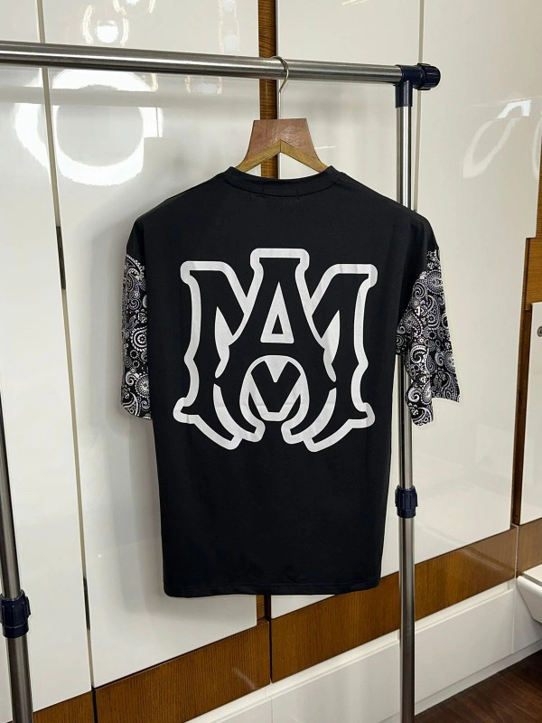 AMIRI BLACK IMPORTED OVERSIZED PREMIUM T-SHIRT 387 - SIZES M-39-40 L-41-42 Xl-43-44