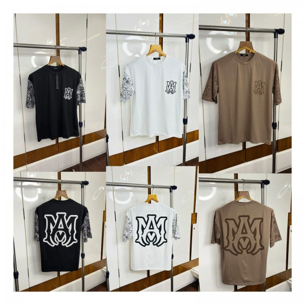 AMIRI BLACK IMPORTED OVERSIZED PREMIUM T-SHIRT 387 - SIZES M-39-40 L-41-42 Xl-43-44