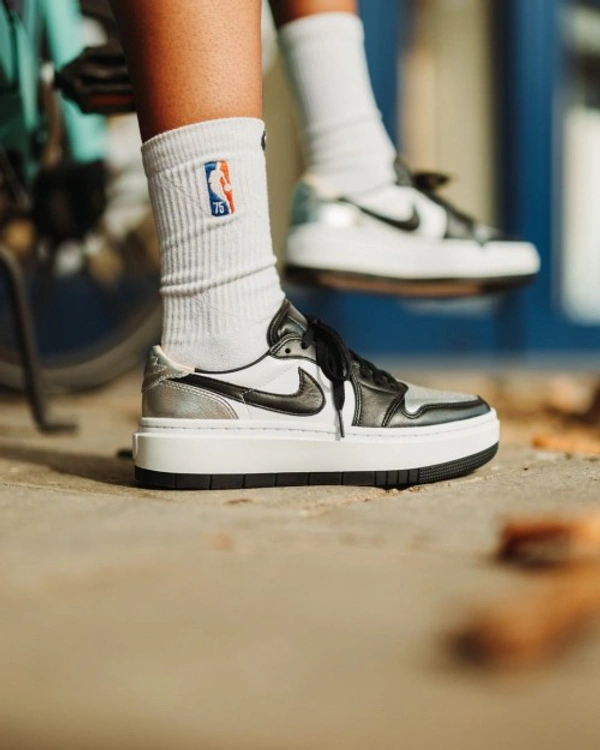 nike air jordan 1 low elevate silver toe - 41-42-43-44-45