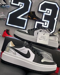 nike air jordan 1 low elevate silver toe - 41-42-43-44-45