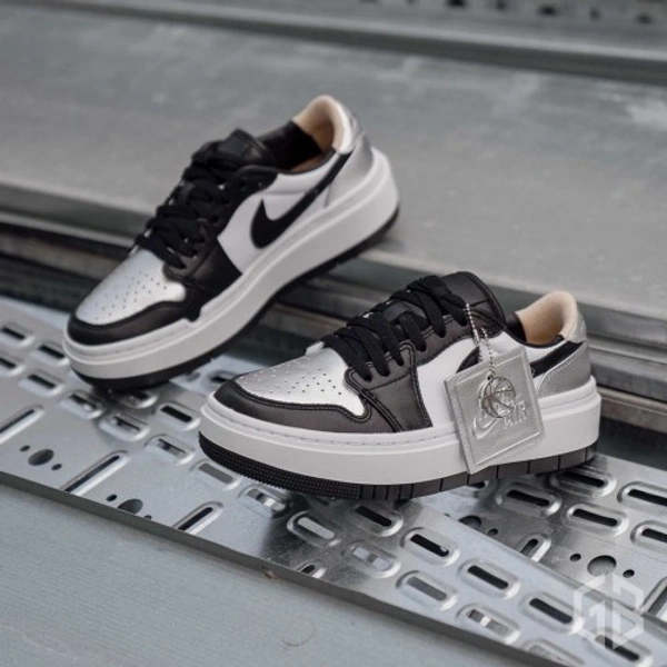 nike air jordan 1 low elevate silver toe - 41-42-43-44-45