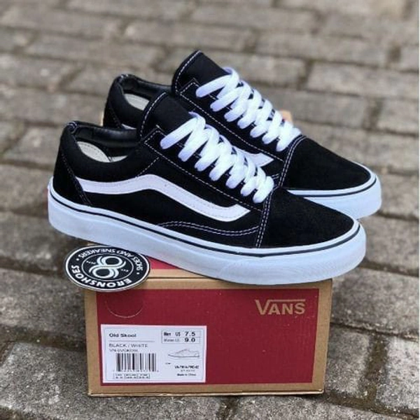 VANS OLD SKOOL BLACK - Black, 7-7.5-8-9-10