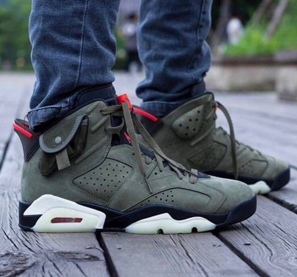 Nike Jordan Retro 6 Travis Scott - 7-7.5-8.5-9-10-11