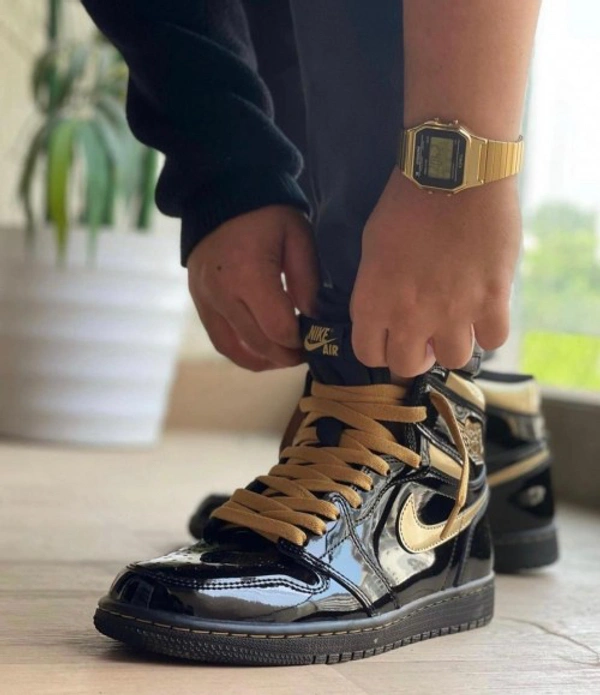 nike air jordan retro 1 High Black gold - Black, 7 - 7.5 - 8.5 - 9