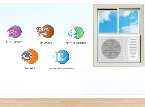 Voltas Company  Windows Ac - White, 5