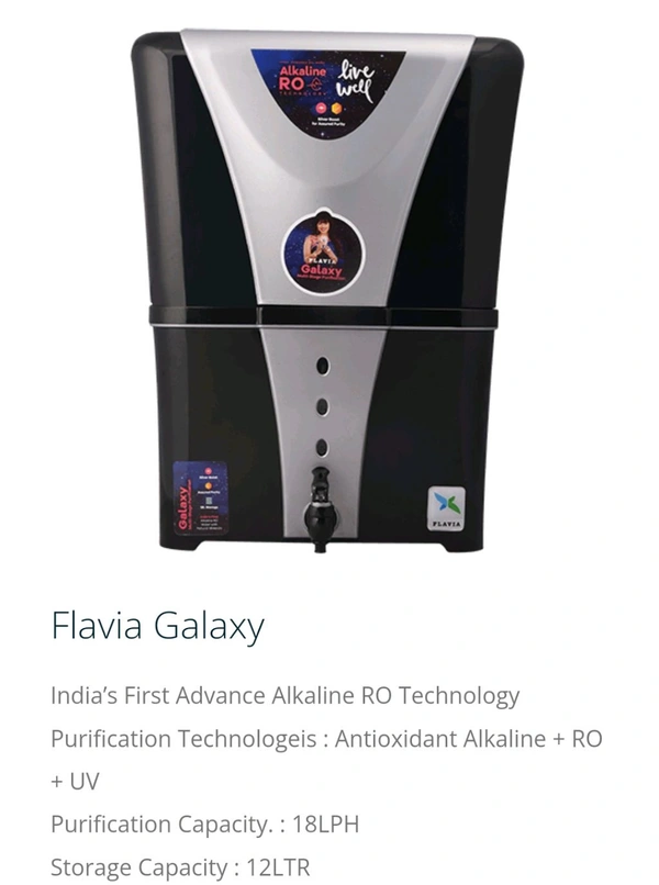 Flavia Ro Water Purifier  Flavia RO Water Purifier  - Black