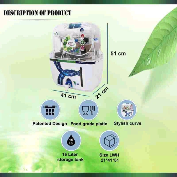 Aqua Fresh RO System  Aqua Swift 15ltr Ro Water Purifier  - White, 5