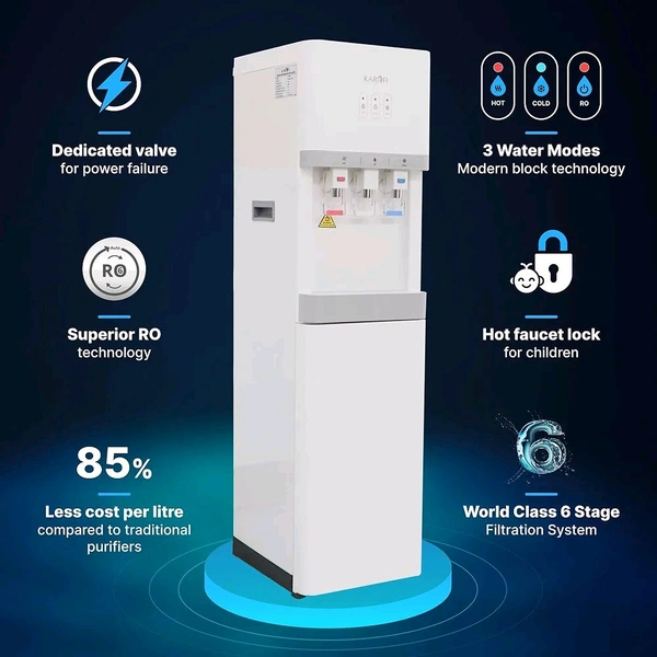 Benthos Enterprises  Water Cooler With Ro Water Purifier  - White