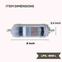 Aqua Fresh RO System  Bio+ H2aaa 8-inch Transparent Water Filter 