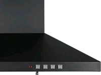 Benthos Enterprises  Faber 60 cm 1000 m³/hr Kitchen Chimney (HOOD PLUTO PB BF BK 60, Baffle Filter, Push Button, Black) - 5, Faber 60 cm 1000 m³/hr Kit.