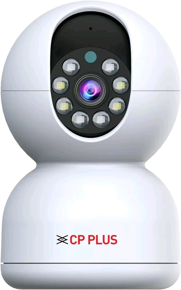 CP PLUS 3MP Smart Wi-fi CCTV Camera | 360° & Full HD Home Security | Full Color Night Vision | 2-Way Talk | Advanced Motion Tracking | SD Card Support (Upto 256GB) | IR Distance 20Mtr | EZ-P31 - White, 2