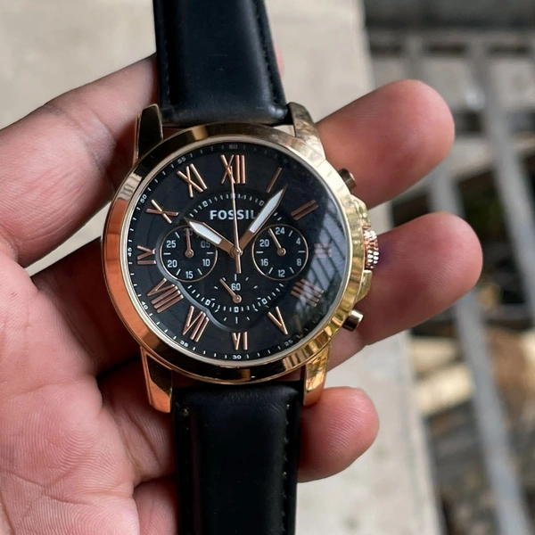 Fossil By76 Gents Premium Watch - Black&Copper