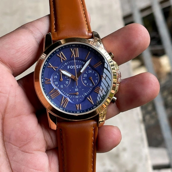 Fossil By76 Gents Premium Watch - Black&Copper
