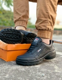 Fila Men Shoes 6a - black, 10