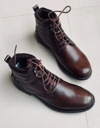 Imported Leather Formalsl Boots - 8