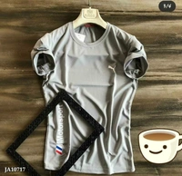 Puma Bmw Msport T-shirts Sh - grey