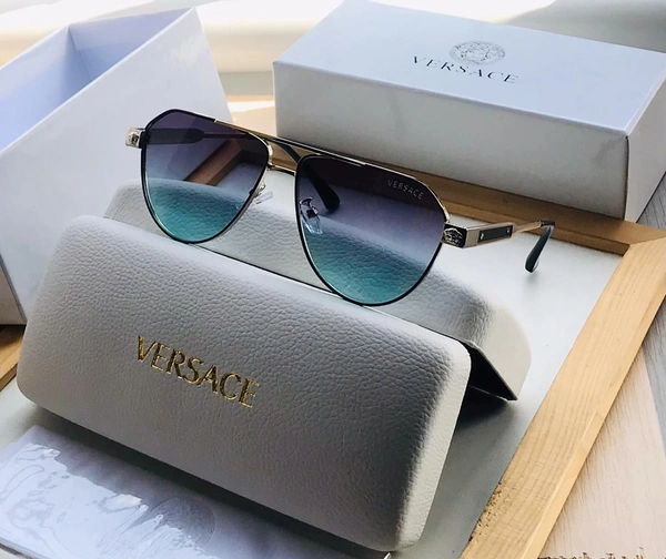 Versace Unisex Sunglasses - Brown