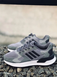 Adidas PLR Gents Running Shoes - Black, 43