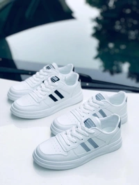 Men Imported Casuals - White black, 7