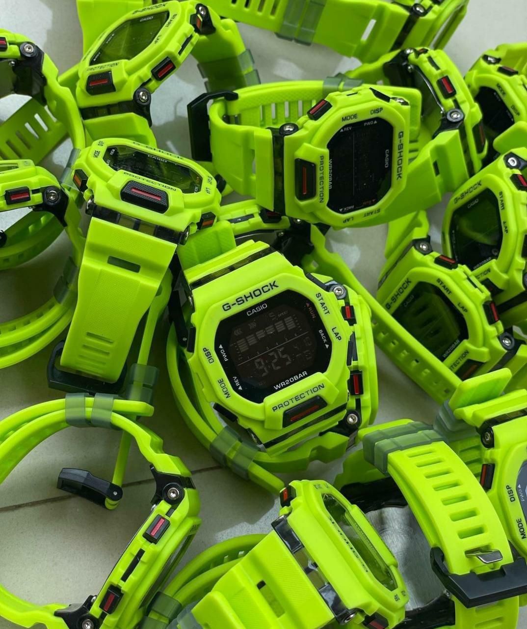 G shock neon green best sale