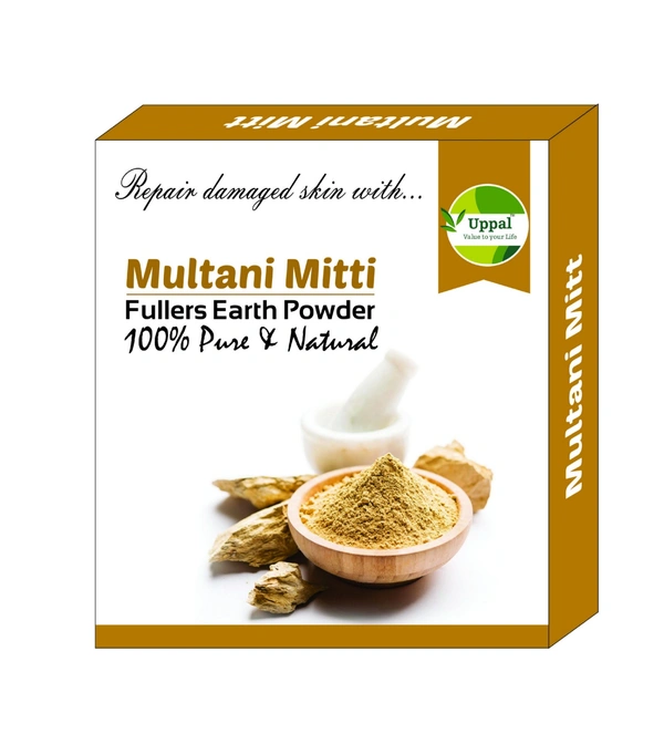 Uppal Herbal Multani Mitti Face Pack Powder - 150 gm