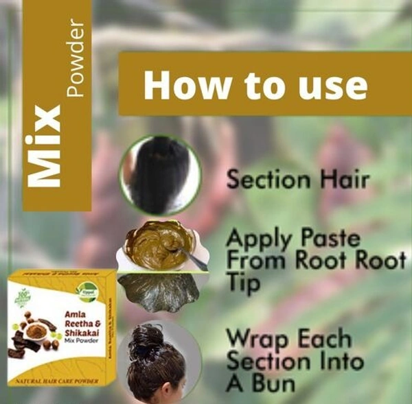  Uppal - Value To Your Life Uppal Natural Amla, Reetha, Shikakai Mix Powder Hair Pack-Chemical Free-Natural Hair Nourishment,Root Strengthening150gm - 150 gm