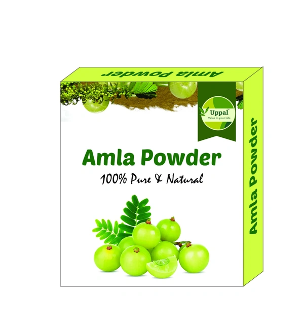 Uppal - Value To Your Life Natural Amla Powder Hair Pack-Reducing Hair Fall-Safe & Herbal Hair Conditioner-Shine & Silky Hair-Amla Powder 150gm - 150 gm