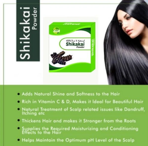Uppal - Value To Your Life   Uppal Natural Shikakai Powder Anti Hair Fall-Natural & Safe-Provide Shine & Silky Hair-Herbal Shikakai Powder 150gm - 150 gm