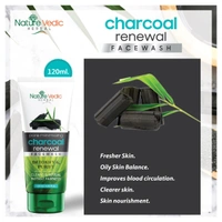 Nature Vedic Charcoal Face wash for Clean & Reveal Instant Fairness (120 ml)  Face Wash  - 120 ml