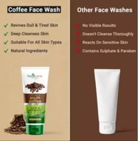 Nature Vedic South-Coffee Face wash For Glow & Radiance FaceWash  - 120 ml